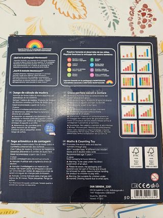 Juego cálculo madera Playtive Montessori