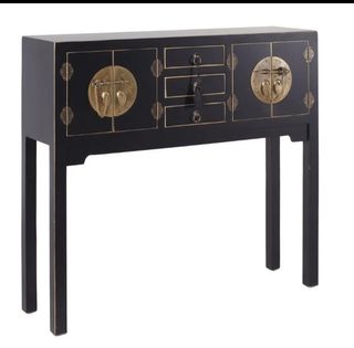 Mueble consola oriental lacada