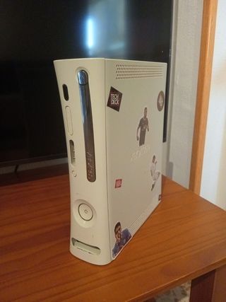 Xbox 360 blanca - consola + cables