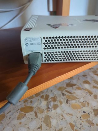 Xbox 360 blanca - consola + cables