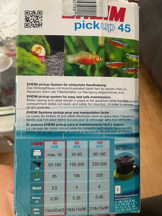 Eheim Pickup 45 - Filtro interno acuario