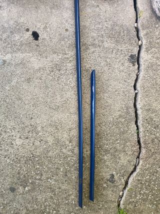 molduras de puerta bmw e46 berlina, color azul