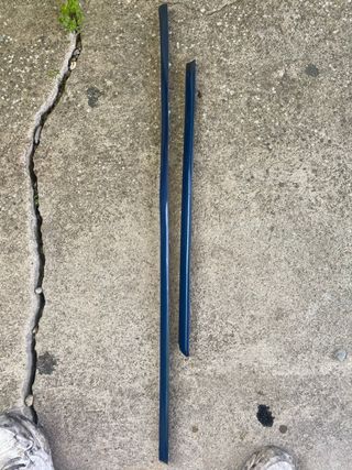 molduras de puerta bmw e46 berlina, color azul