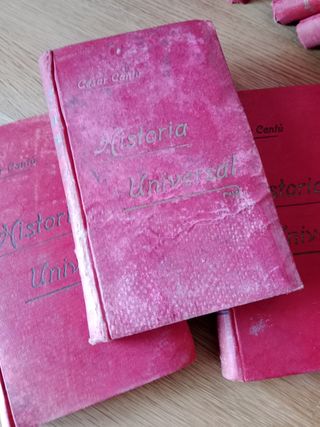 Historia Universal César Cantú 42 tomos