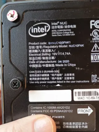 Intel NUC i3 10ª Gen - PC Mini