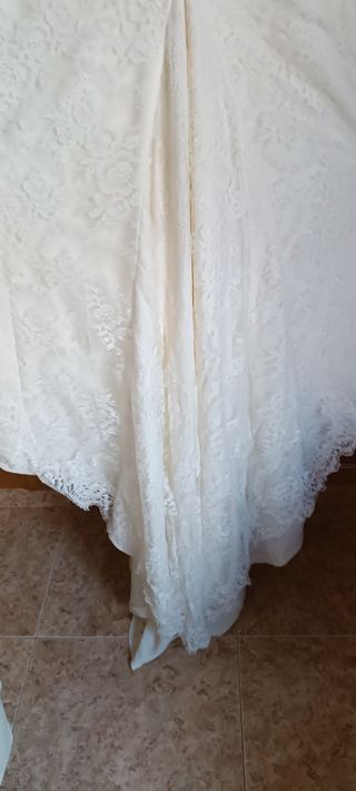Vestido novia encaje Talla 36
