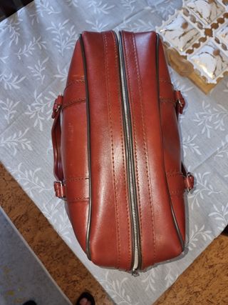 Bolso viaje cuero marrón