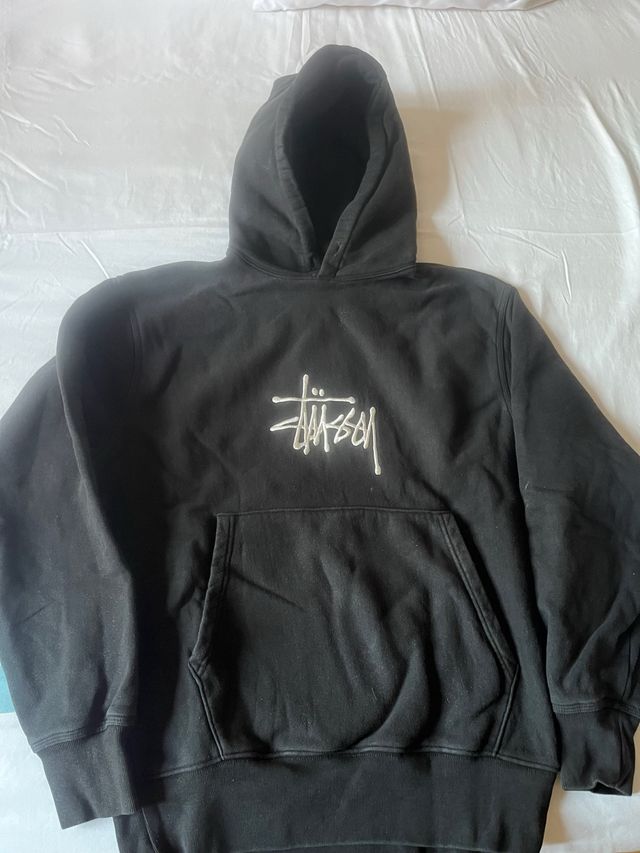 Felpa uomo Stüssy nera taglia S