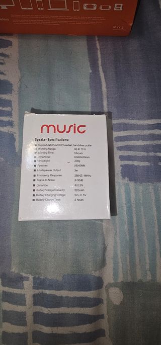 Altavoz Bluetooth Portátil Music
