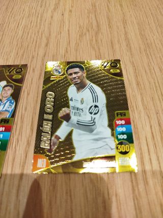 Cromo Adrenalyn Bal Oro Nico Williams y Bellingham