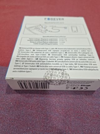 Cargador Coche Forever USB