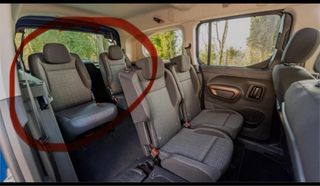 Asientos tercera fila Peugeot Rifter 2025