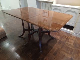 Mesa plegable madera marrón