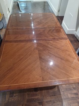Mesa plegable madera marrón