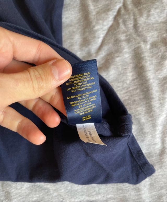 3 Polos Ralph Lauren M - Azul, Rosa, azul