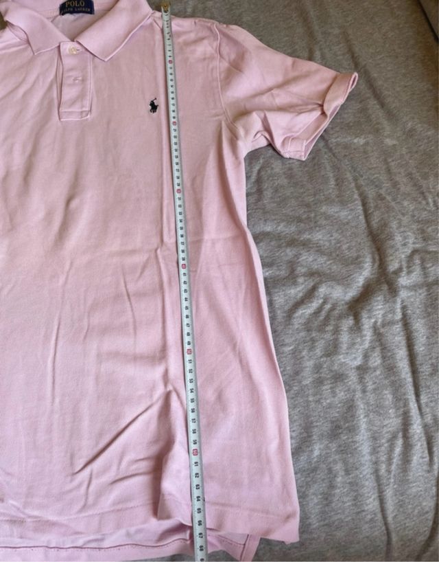 3 Polos Ralph Lauren M - Azul, Rosa, azul