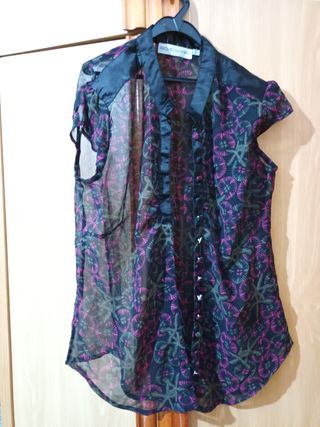 Blusas estampadas - Rojo y Rosa