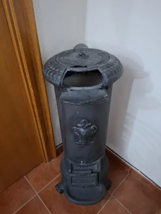 Estufa hierro antigua