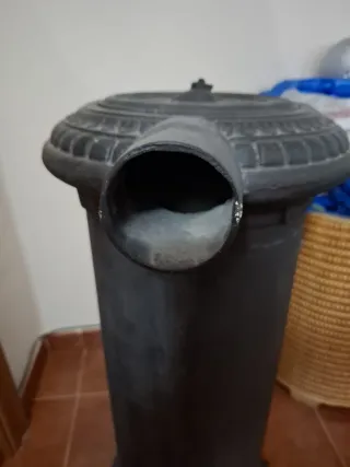 Estufa hierro antigua