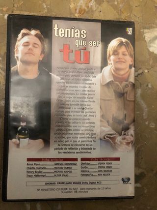 Tenías que ser tú DVD - Natasha Henstridge