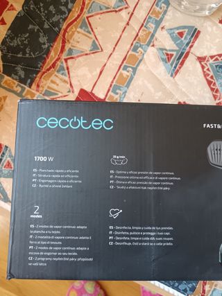Plancha Vapor Cecotec Fast&Furious 4040