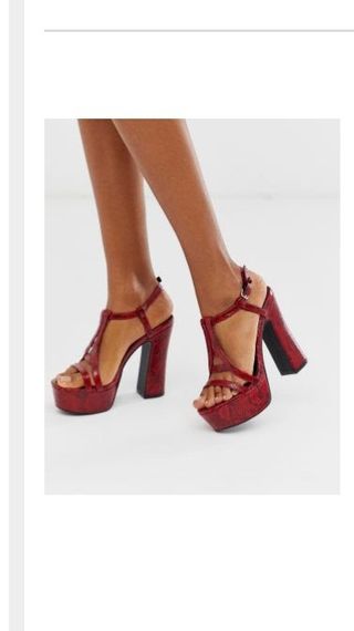 Sandalias de tacón alto