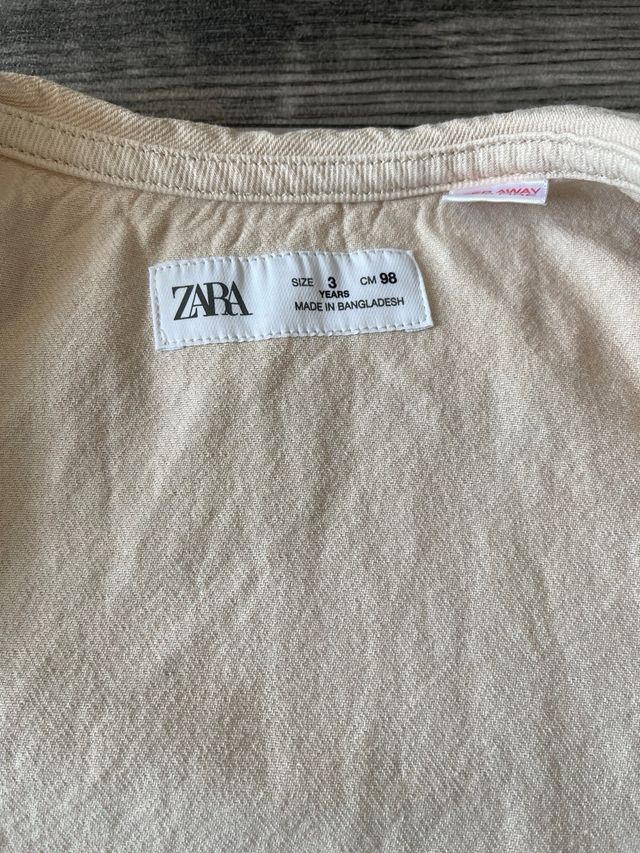 Camicia bimba collo Peter Pan Zara