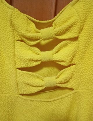 Vestido amarillo verano