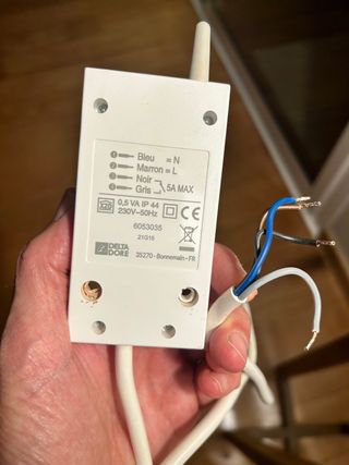 Termostato inalambrico Delta Dore + unidad radio