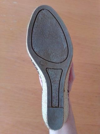 Sandalias Alpargatas con cuña SIN ESTRENAR
