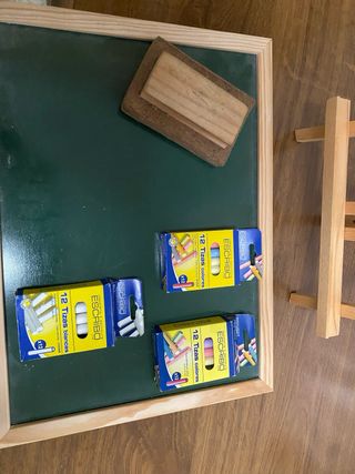 Pizarra infantil con caballete
