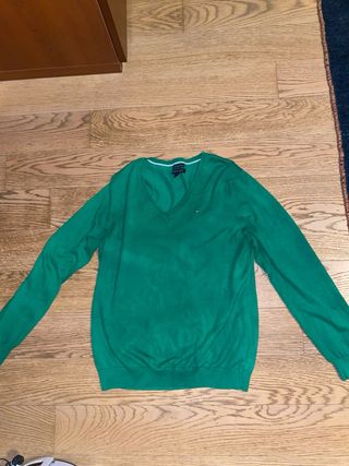 Maglione Tommy Hilfiger verde tg. L