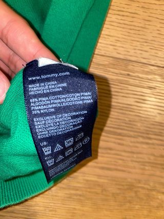 Maglione Tommy Hilfiger verde tg. L