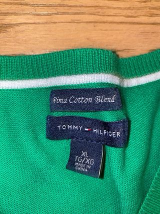 Maglione Tommy Hilfiger verde tg. L