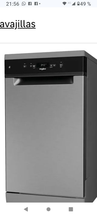 Lavavajillas Whirlpool WSF 3023 45cm