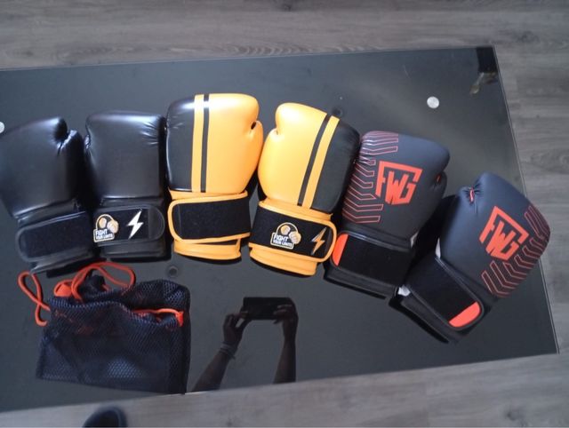 Guantes boxeo: 2L + 1S + bolsa de deporte Brookyn