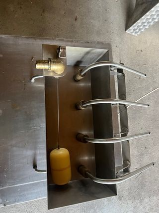 Llenadora botellas 4 grifos acero inox