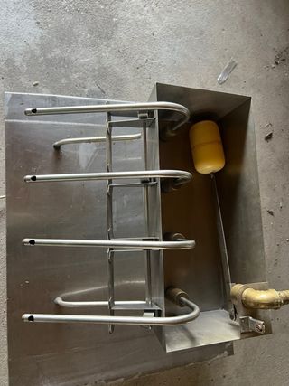 Llenadora botellas 4 grifos acero inox