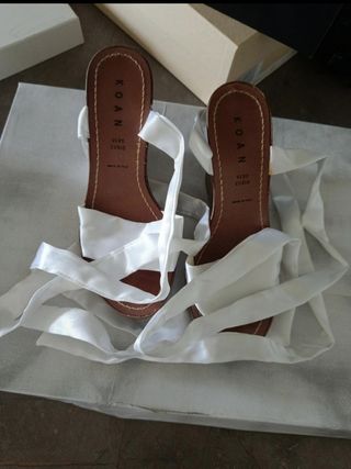 KOAN - Zeppe donna bianche 37