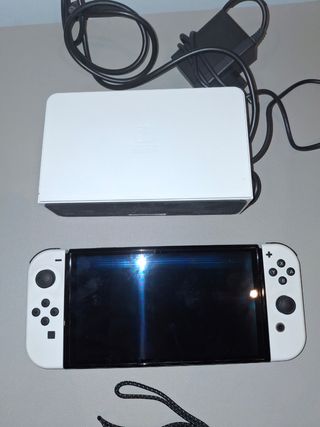 Kit Nintendo Switch OLED Blanca + Splatoon 2