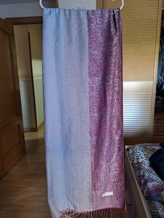 Pañuelo marroqui. | Azul y Rosa