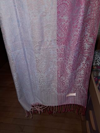 Pañuelo marroqui. | Azul y Rosa