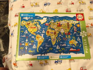 Puzzle Mapa Mundi 200 piezas