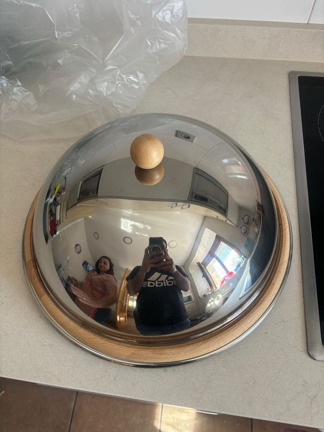 Bandeja AMC con tapa - Madera y metal