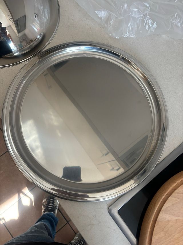 Bandeja AMC con tapa - Madera y metal