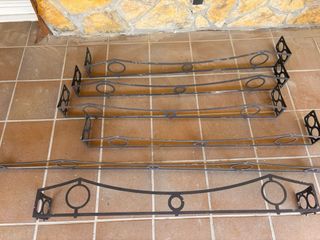 5 Balconeras galvanizadas
