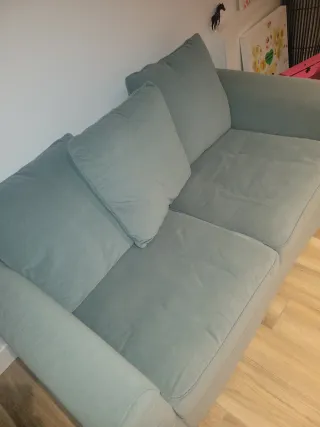 Sofá IKEA Gronlid turquesa