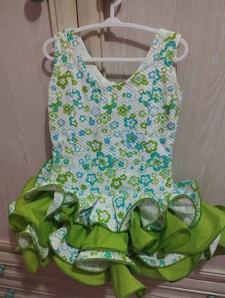 Traje gitana verde