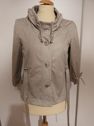 Chaqueta Purificación García beige