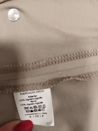 Chaqueta Purificación García beige
